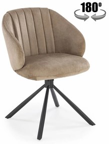 Scaun rotativ K533 stofa cappucino
