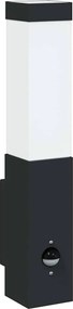 vidaXL Lumină de perete pentru exterior Negru 10.5 x 6 x 33 cm