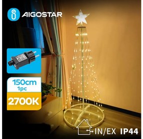 Decorațiune LED de Crăciun de exterior LED/3,6W/31/230V 2700K 150 cm IP44 Aigostar