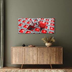 Tablou - Abstract metalic 3D (120x50 cm)