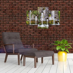 Tablou - Zid de piatră, Hamburg, Germania (90x60 cm)