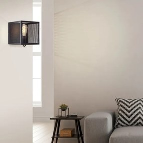 Aplică Brilliant MAZE 1xE27/40W/230V negru