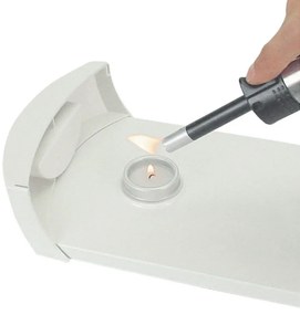 Tava servire la cald Brabantia 646996, 2 incalzitoare, Grill din aluminiu, Manere reci, Alb/Negru