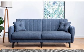Set Canapea Extensibilă si Fotoliu Aqua - S, Albastru