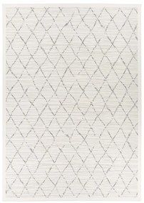 Covor reversibil cu model Narma Vao, 140 x 200 cm, alb