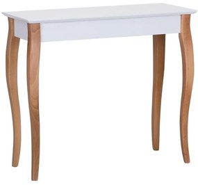 Masă Ragaba Console, lungime 85 cm, albă