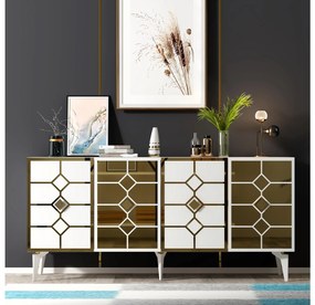 Dulap Kavesi 1 (alb + auriu) . 1093517