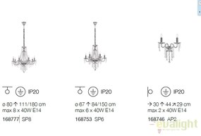 Candelabru design elegant AMADEUS SP8 168777