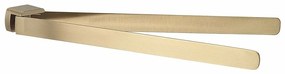 GEDY PI2388 Pirenei suport dublu pentru prosoaperotativ 35 cm, auriu mat