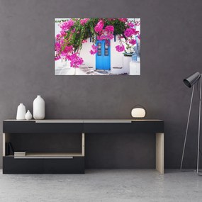 Tablou - Casă tradițională grecească (90x60 cm)