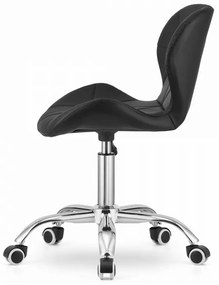 Set pentru birou masa de birou TAYLOR SONOMA 100x50 cm + scaun de birou AVOLA din piele ecologica negru