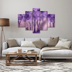 Tablou - Cerbi în pădurea magică (150x105 cm)
