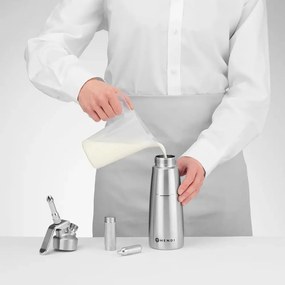 Sticlă din oțel inoxidabil pentru frișcă Hendi Profi Line, 0,5 l