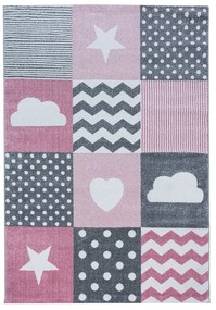 Covor pentru copii roz/gri 160x230 cm Kids – Ayyildiz Carpets