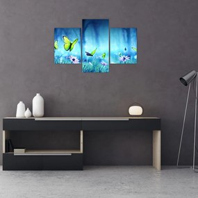 Tablou - Poiană mistică de pădure (90x60 cm)