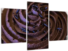 Tablou - Cupcake din ciocolată (90x60 cm)