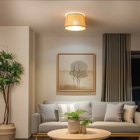 Brilagi - Plafonieră LED aplicată CERIA, 1xE27/40W/230V, Ø 35 cm, bej