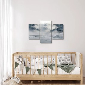 Tablou cu lupi (90x60 cm)