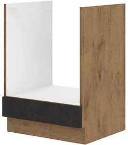 Dulap inferior de bucătărie pentru cuptor Virion 60 D GAZ BB (stejar lancelot + matera). 1032579