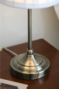 Markslöjd 108973 - Lampă de masă OXFORD 1xE14/40W/230V alb/alamă