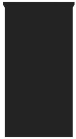 Birou, negru, 80 x 40 x 75 cm, PAL Negru