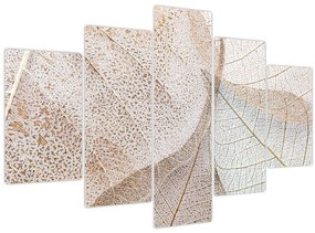 Tablou - Frunze bej (150x105 cm)