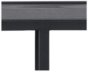 Raft de perete Actona Seaford, negru