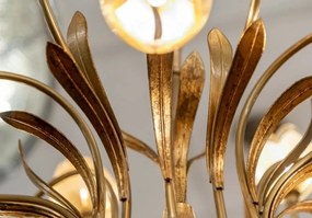 Candelabru 6 brate LUX realizat manual Tulipani