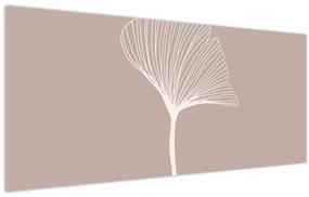 Tablou - Frunze bej N⁰5 (120x50 cm)