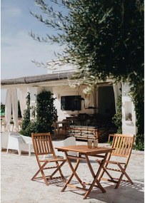 Măsuță de grădină din lemn de acacia 70x70 cm Noemi – Bizzotto