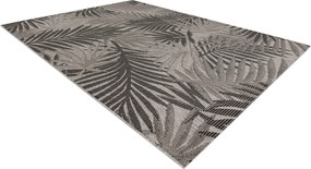 Covor sisal Floorlux 20504 Frunze argintiu si negru Junglă - SECUNDAR-COTATI PRODUSUL