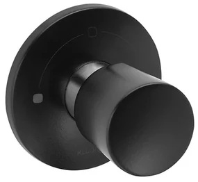 Comutator de dus cu 2 cai, culoare negru mat, Kludi Balance Negru mat