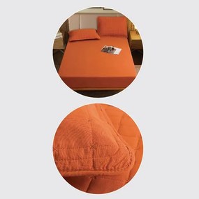 Cuvertura bumbac 100%, 4 piese, pat 2 persoane, 230x240 cm, EY09