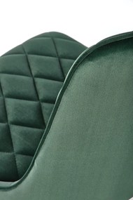 Scaun K450 velvet verde