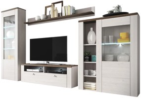 Mobilier living Larita Typ 10 (sibiu larche + Stejar sonoma trufă). 1030519