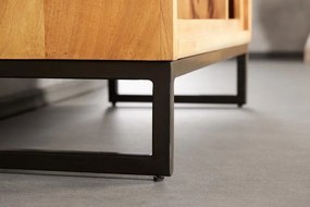 Raft din lemn de salcam Cubus 190cm