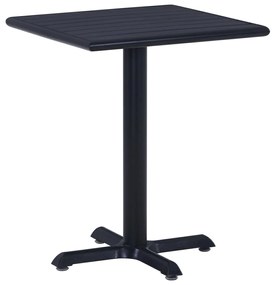 vidaXL Masă de grădină, negru, 60 x 60 x 75 cm