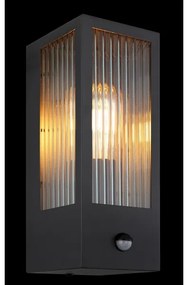 Aplică de exterior cu senzor GUNDULA 1xE27/60W/230V IP44 Globo 31980S