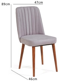 Scaun sufragerie Vlasta 1 (Nuc + soho) . 1093075