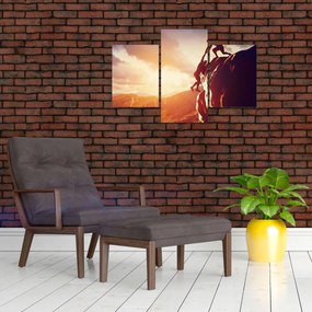 Tablou - Alpiniști (90x60 cm)