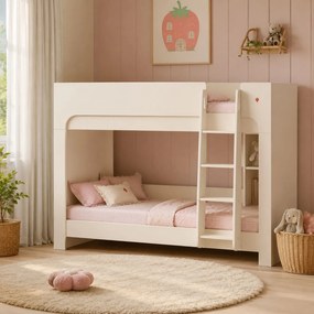 Pat etajat pentru copii, design functional si modern Colectia Varia 90x200 cm