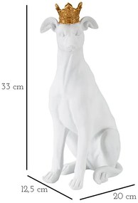 Statuetă din polirășină 33 cm Dog – Mauro Ferretti