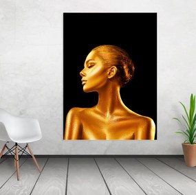 Tablou canvas Gold Girl 120x80 cm