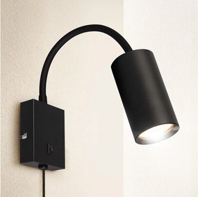 Brilagi - Lampă de perete flexibilă SELE 1xGU10/30W/230V neagră