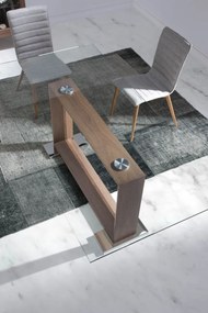 Scaun tapitat design scandinav ARMONY AC-DC619