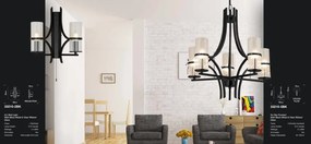 Candelabru modern cu 5 brate Belle