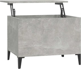 vidaXL Măsuță de cafea, gri beton, 60x44,5x45 cm, lemn prelucrat
