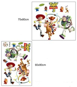 Autocolant de perete "Toy Story 3" 75x80 cm