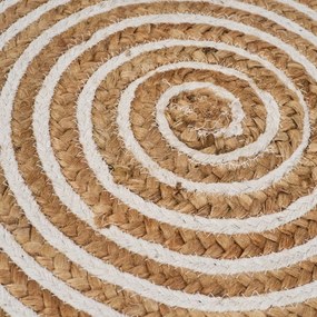 Covor rotund din iută ø 100 cm Natur – Casa Selección