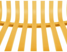 Scaun de dining galben din plastic Glee – Leitmotiv